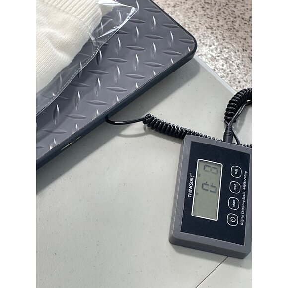 Dèluc Crop Top Size Large One Shoulder Sweater Off White Knit Minimalist Modern - Picture 7 of 7